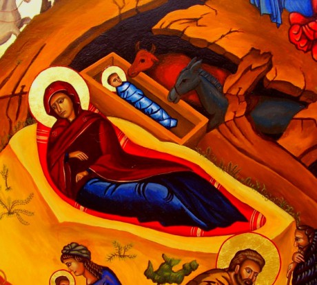 Icon Nativity detail